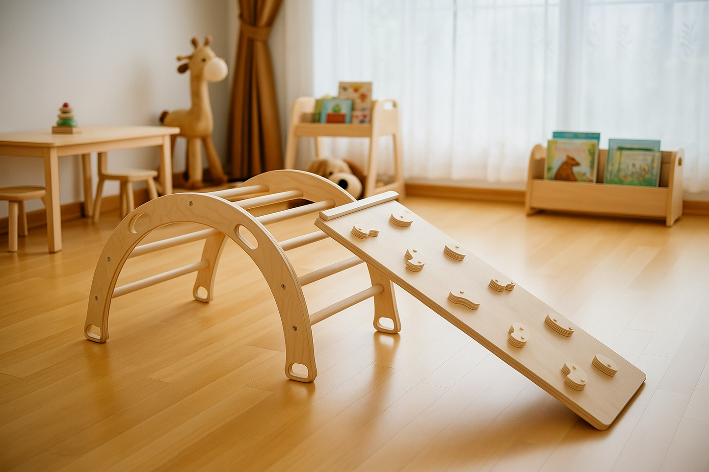 Ensemble d'escalade Montessori pliable - 3 en 1