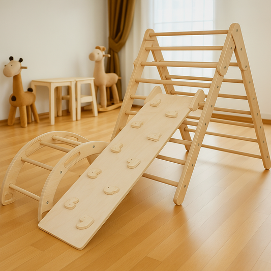 Ensemble d'escalade Montessori pliable - 3 en 1 