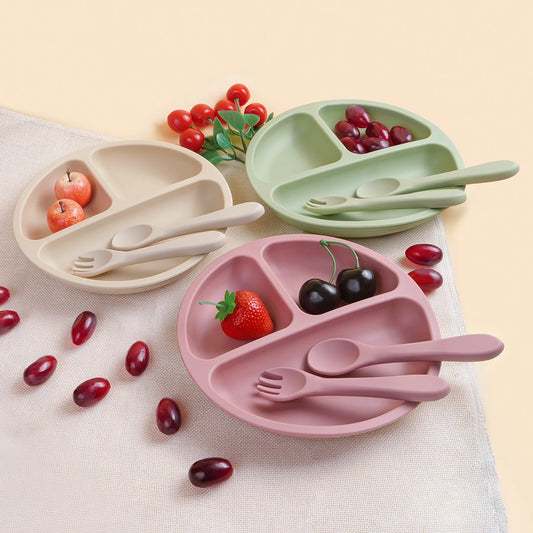 Silicone Suction Dinnerware Set for Toddlers